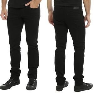 XXX RUDE 30" Inseam Black Skinny Jeans
